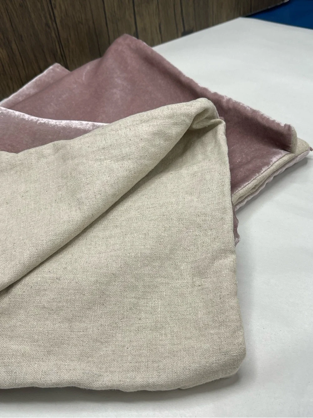 West Elm Lush Velvet Pillow Cover Dusty Blush 20x20 Set of 2